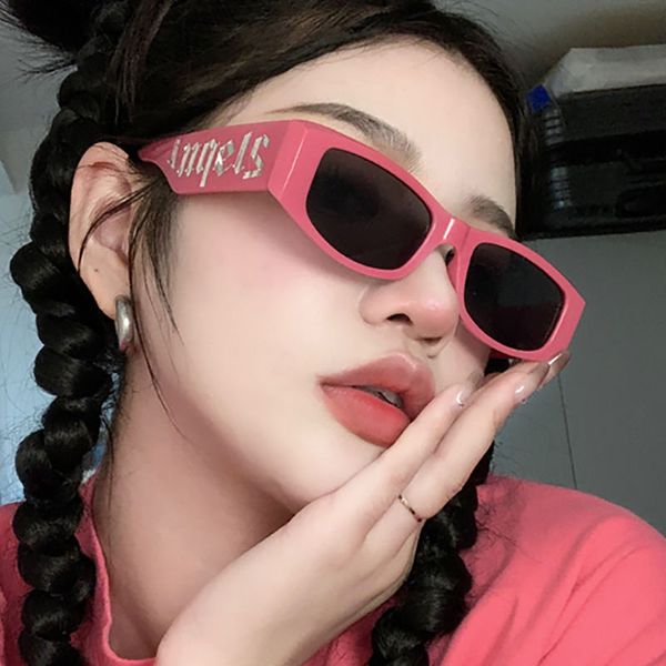 

colorful candy letter sunglasses european and american ins net red sunglasses men's and women's punk hip hop show glasses, White;black