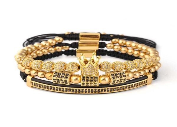 

new fashion adjustable bangles bracelet sets trendy handmade classic men homme custom rich beads for charm bracelet4410356, Black