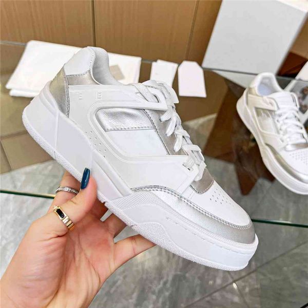 

luxury design bowling shoes 2023 celins fashionable men and women leather canvas letter logo casual outdoor sports running shoes 01-04