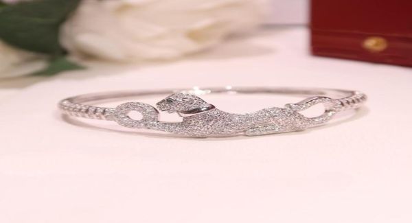 

classic leopard bracelets designer personality bangles women men jewelry7496442, Black