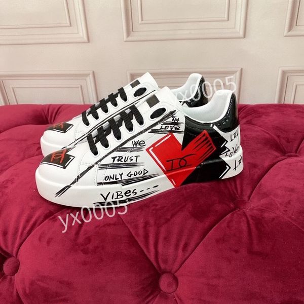 

brand designer womens casual shoes white black sneakers leather trainer printed platform trainers shoes2023