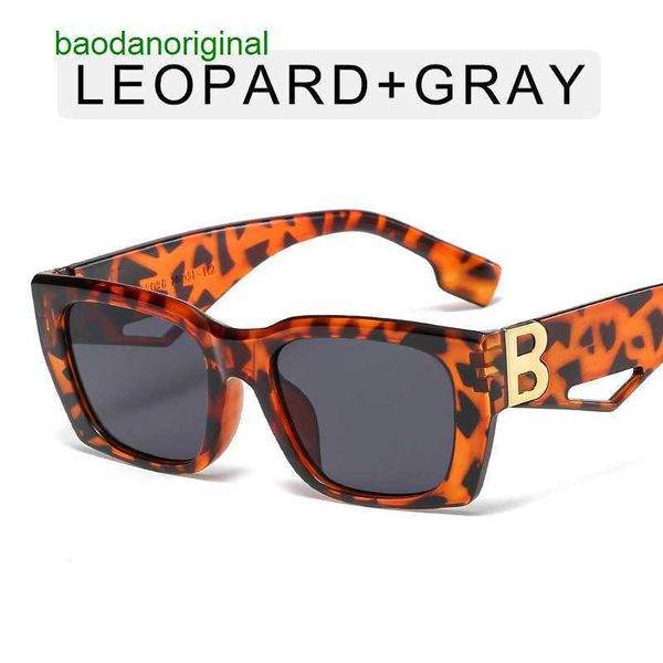 

burbrerys designer sunglasses personalized b square sunglasses for women new modern trendy hollow leg ys7u, White;black