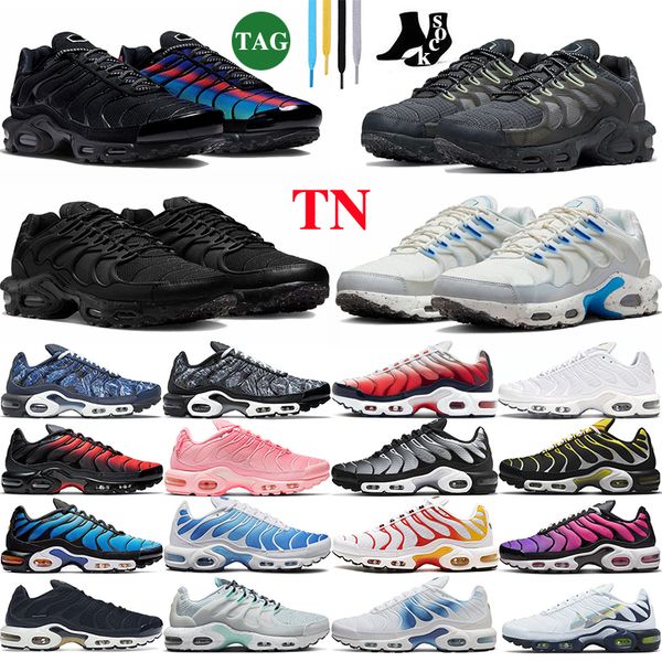 

running shoes men breathable mesh sports shoes tn white mica green triple black white cleans white black reflective tennis sports tns shoe u