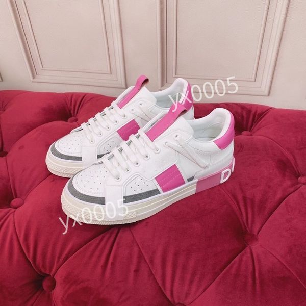 

brand designer mens womens casual shoes white black sneakers leather trainer printed platform trainers shoes