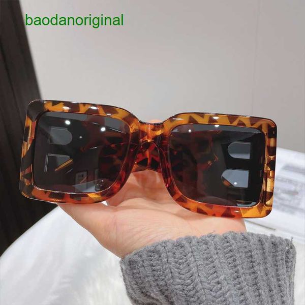 

burbrerys designer sunglasses women's sunglasses uv resistant round face large frame 2023 new slimming mesh red glasses 18078 tla5, White;black