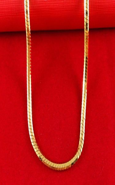 

18k gold filled necklace width3mm length 51cm weight 345g 01965542, Silver