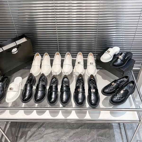 

dress shoes office ladies pumps spring summer cow leather low heel loafers women slip-on luxury design flat szie 34-40, Black