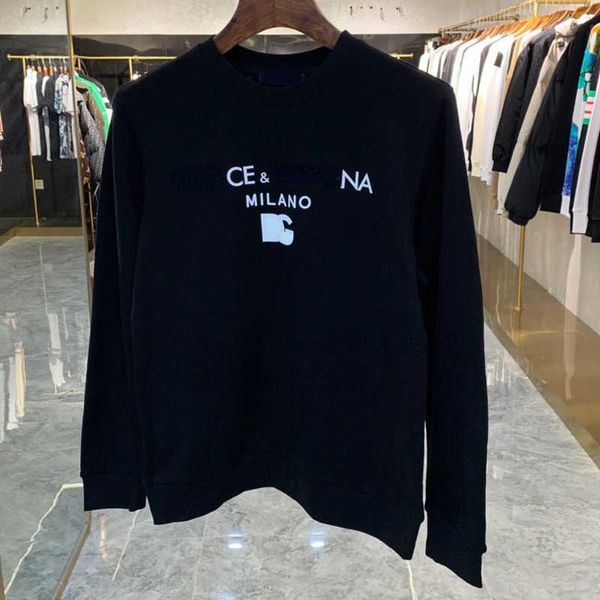 

2023 luxury designer men's hoodies printed letters two styles long sleeve tshirt man pullover coat women casual sweaters asian size 4xl, Black