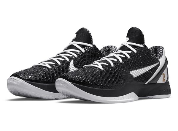 

2023 basketball shoes mamba 6 protro mambacita sweet 16 black white-metallic gold designer shoes sports sneakers with box size eu40-46