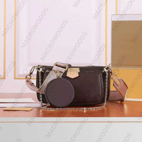

designer cross body bags handbags women purse shoulder bag chain messenger bag removable round zipped coin purses triple luxury handbag canv