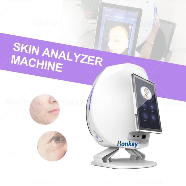 

portable advanced skin analyzer artificial intelligence image instrument 3d digital visia skin analysis 8 spectrum skin uv analyzer machine