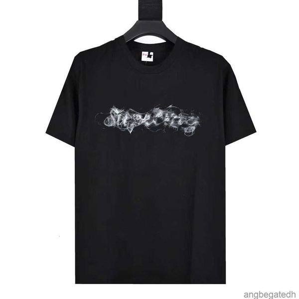 

designer luxury supclassic t shirt basic letter printing womens and mens couple supremo loose round neck teeu1ns, White;black