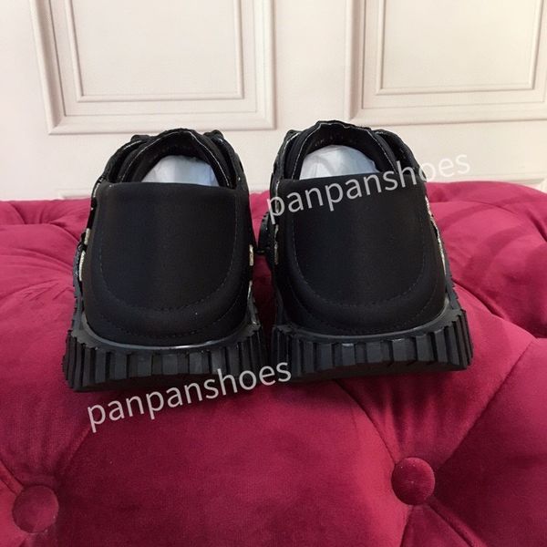 

2023brand casual shoes women mens designer leather lace-up sneaker fashion lady flat running letters shoes platform gym sneakers, Black