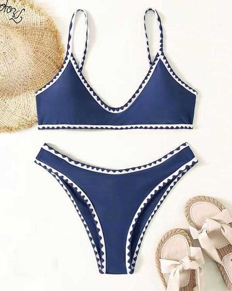 

bikini split swimsuit female ins style backless high waist beach, White;black
