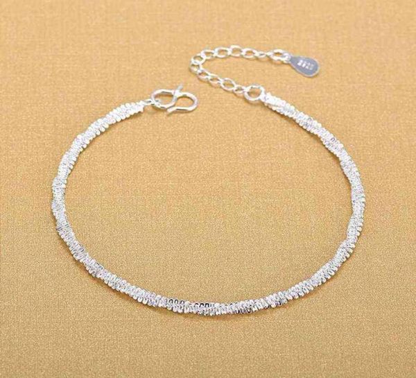 

silver bracelets 925 sterling fashion fine bracelet gift1648258, Black