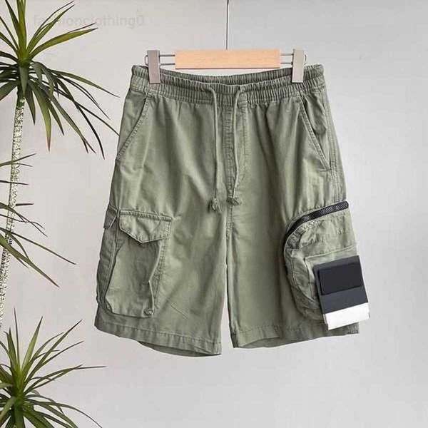 

men's shorts mens designer shorts pockets work five-piece pants stones island womens summer sweat multi-function thigh short casual loo, White;black