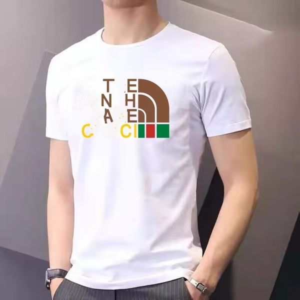 

the designer men's short sleeve t-shirt collar leisure loose t-shirts, White;black