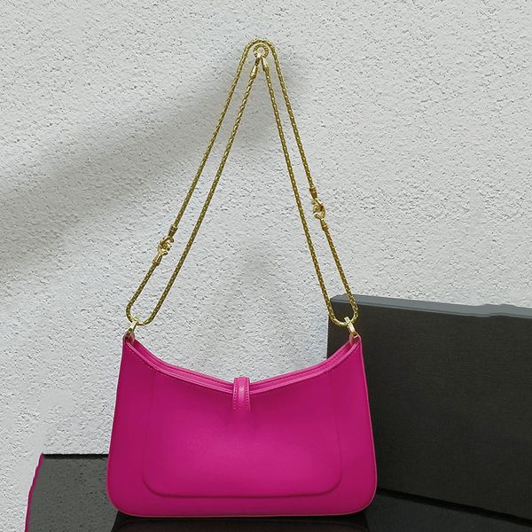 

shoulder underarm bag chains messenger crescent hobo cross body bags handbags genuine leather shopping women pouch handbag purse fashion let
