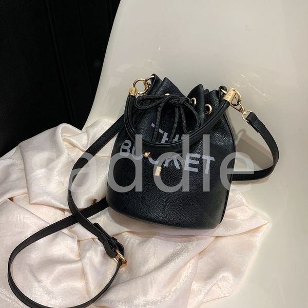 

designer bucket bag large capacity designer handbag letter printed commuter satchel drawstring bucket bag canvas bag multiple styles ladies