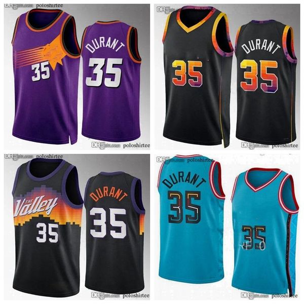 

basketball jerseys kevin durant 2022-23 season any style city versions black blue white orange men women youth jersey, Black;red