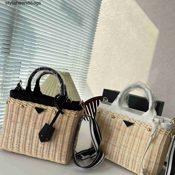 

stylisheendibags totes 20203 new leisure beach bag style lafite leather woven bag fashion handbag women's beach holiday shopping bag ha