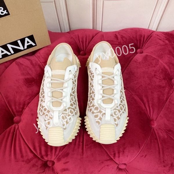 

new mens fashion designer casual shoes white black sneakers leather trainer printed platform trainers shoes2023