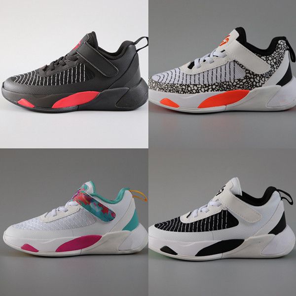 

kids luka 1 bred long range baby basketball shoes jumpmen imaginarium safari boys and girls sports shoe with box size us9c-us3y, Black