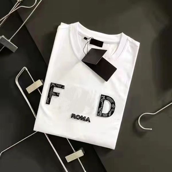 

23ss new mens t shirt designer shirt mens tees pure cotton letter printed short sleeved fashionable casual street vacation couple's sam, White;black