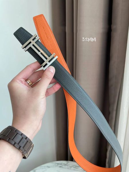

belt waistbands fashion belts men's genuine leather belt women's width 3.2/3.8cm highly quality with box designer belts buckle for, Black;brown