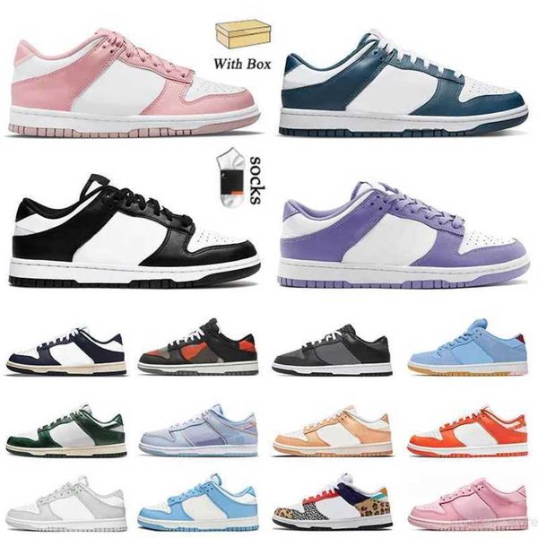 

men skate trainers platform low running shoes men women dunks with box valerian blue pandag black white unc triple pink velvet off chunky l3