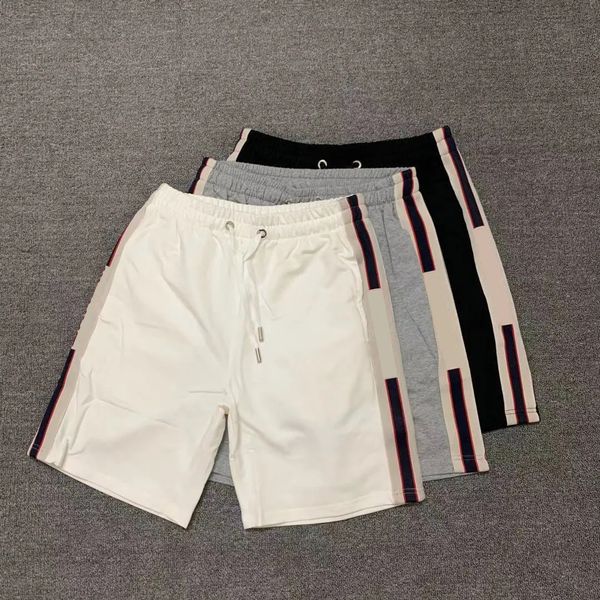 

mens shorts designer summer women men striped shorts are elegant swim short casual sports gym quick drying man beach pants black and white a, White;black