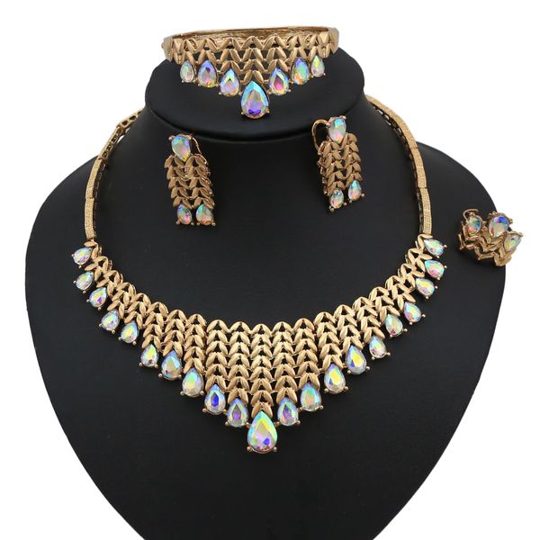 

new necklace brand jewelry set daily inexpensive lady beautiful jewelry sets, Black