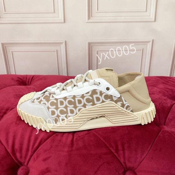 

2023new mens fashion designer casual shoes white black sneakers leather trainer printed platform trainers shoes