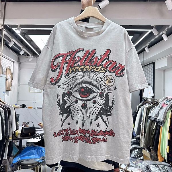 

print t-shirt men's plus tees women vintage washed t shirt, Black;brown