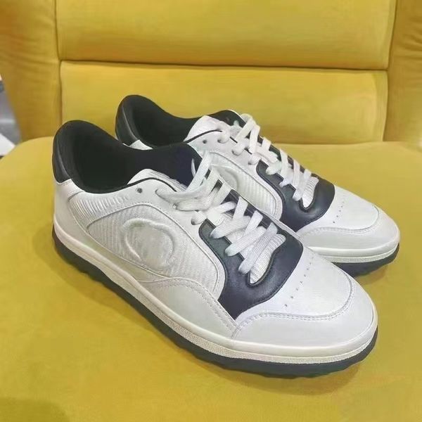 

mac80 men's sneakers casual shoes retro design white black leather double embroidered rubber sole lace-up flat italian creation shoe tr