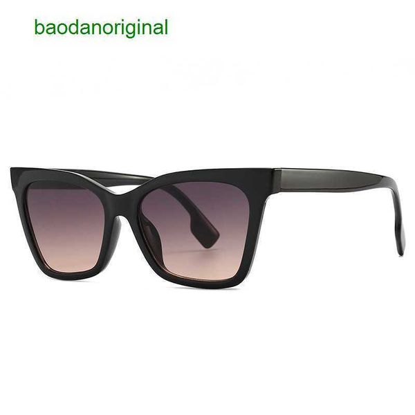 

burbrerys designer sunglasses 2820 narrow runway show scottish patterned sunglasses women's trendy street pbettero cat eye uvt1, White;black