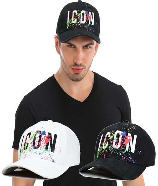 

icon four season versatile baseball hat men039s and women039s all cotton duck tongue cap white hat fashion brand graffiti ca6310506, Blue;gray
