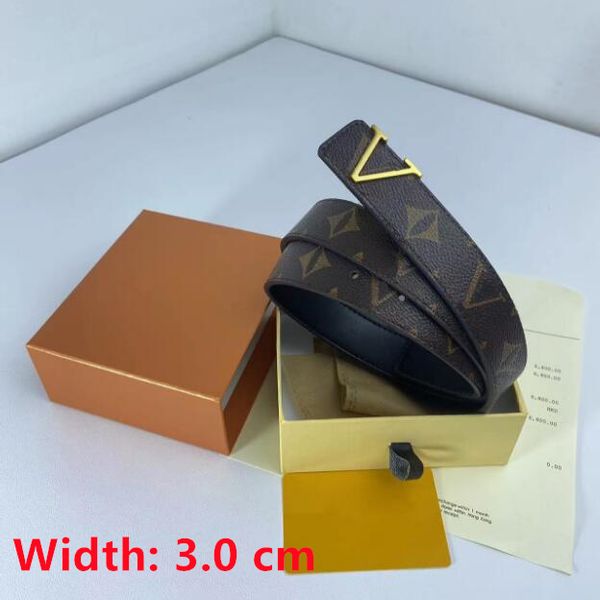 

designer belt fashion smooth buckle belt women belts width 30mm fashion buckle genuine leather belt 16 color optional with box belts, Black;brown