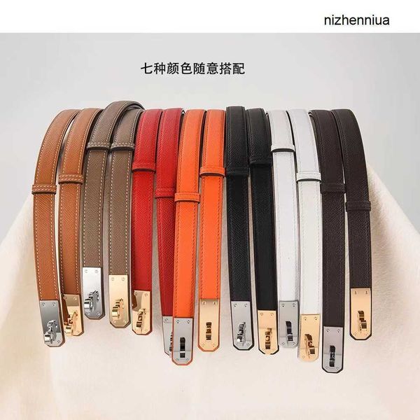 

hermm luxury belt original belt with various colors adjustable length women s genuine leather fine dress decoration pibr, Silver