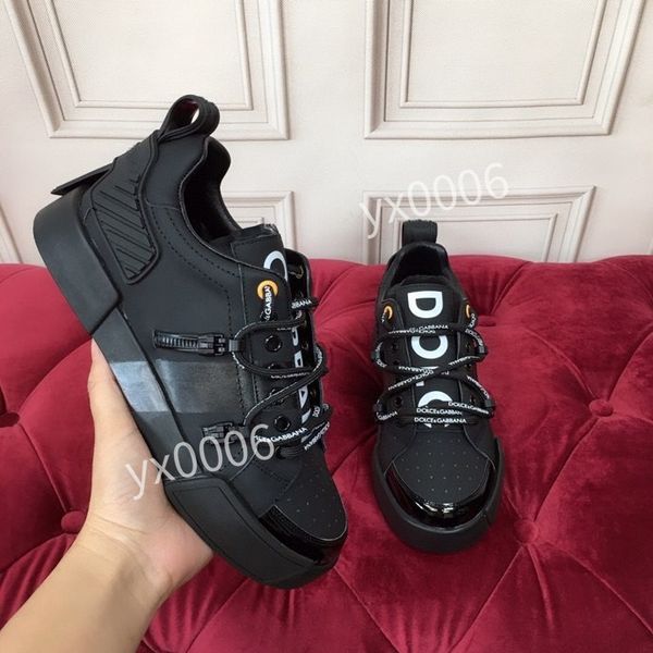 

2023new fashion quality mens womens sneaker casual shoes trainers dress shoes men leather breathable for change low outdoor sports sneakers, Black