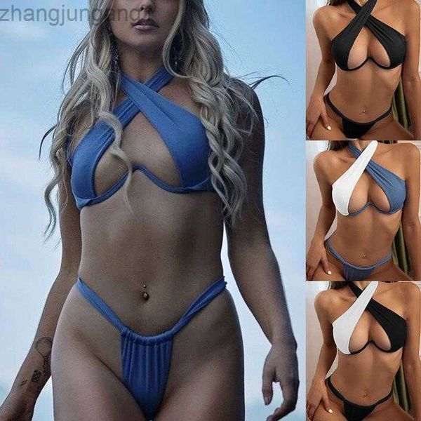 

designer bikini qianmo clothing bikini split swimwear for women 2023 new bikini fashion, White;black