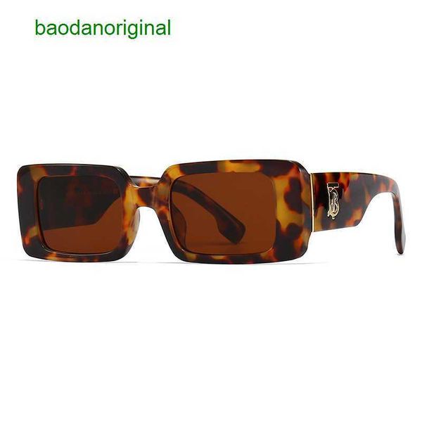 

burbrerys designer sunglasses 4342 new fashionable sunglasses men and women's ins style advanced square frame tan eklq, White;black