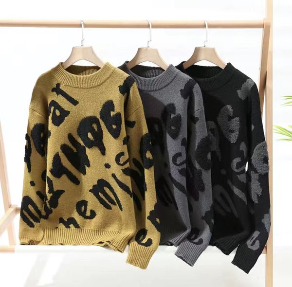 

2023 designers men womens sweaters senior classic leisure multicolor autumn winter keep warm comfortable 17 kinds of choice oversize clothin, White;black