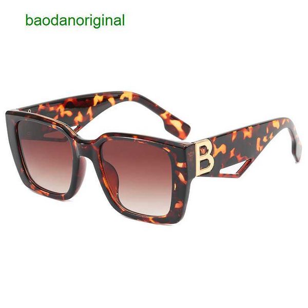 

burbrerys designer sunglasses 2023 new fashion sunglasses for women b accessories glasses network red hip hop, White;black