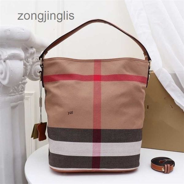 

with evening sellingnew bag new leather luxury bags style designer burbrerys direct canvas bucket versatile single shoulder diagonal for wom