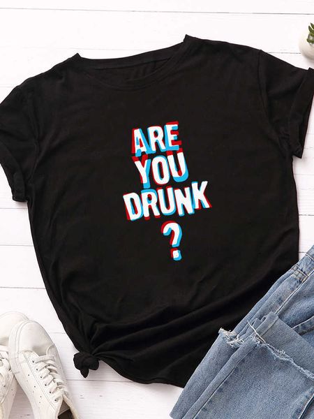 

new men drunk print t shirt short sleeve o neck loose mens tshirt 3, White;black