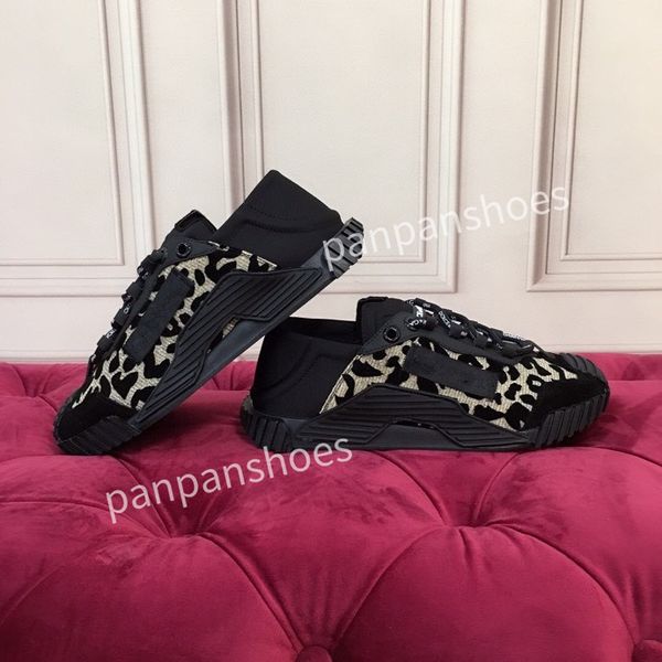 

new brand casual shoes women mens designer leather lace-up sneaker fashion lady flat running letters shoes platform gym sneakers2023, Black