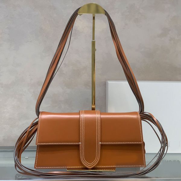 

tassel shoulder bag flap messenger purse cowhide genuine leather designer crossbody purse gold hardware accessories women handbag 7a quality