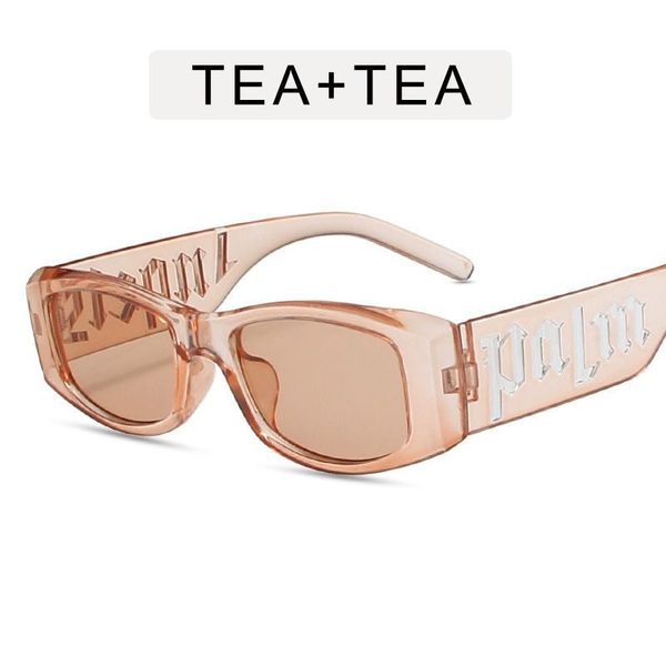 

new sunglasses women's letter sunglasses hip hop style premium sense small face sunglasses, White;black