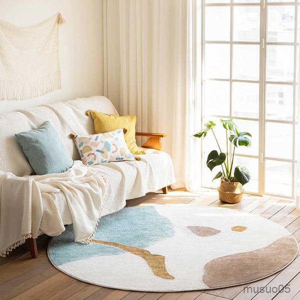 

playmats simple round baby play mats crawling kids bedside floor rugs cotton game pad playmat children room decoration